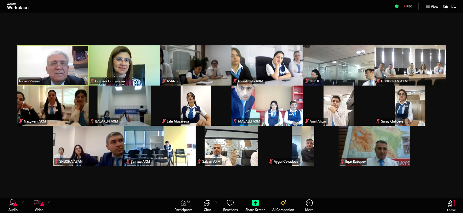 Azərbaycan Respublikasının Prezidenti yanında Dövlət İdarəçilik Akademiyasında “ASAN xidmət” mərkəzlərinin əməkdaşları üçün “Dövlət idarəçiliyində maraqların toqquşması və antikorrupsiya siyasəti” mövzusunda təlim keçirilib