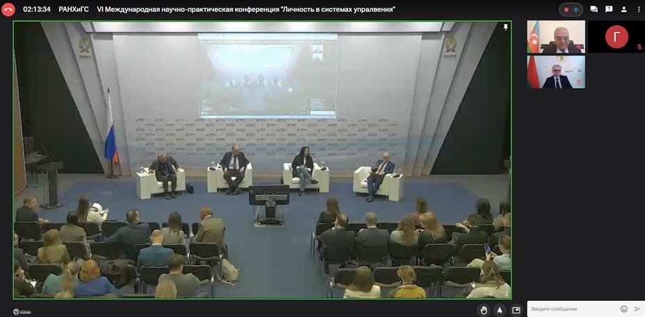 DİA-nın rektoru beynəlxalq elmi-praktik konfransda çıxış edib