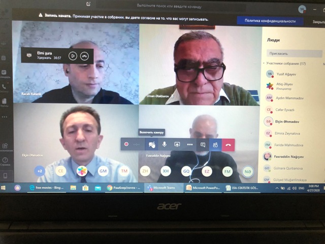 Dövlət İdarəçilik Akademiyasında növbəti onlayn müşavirə keçirilib