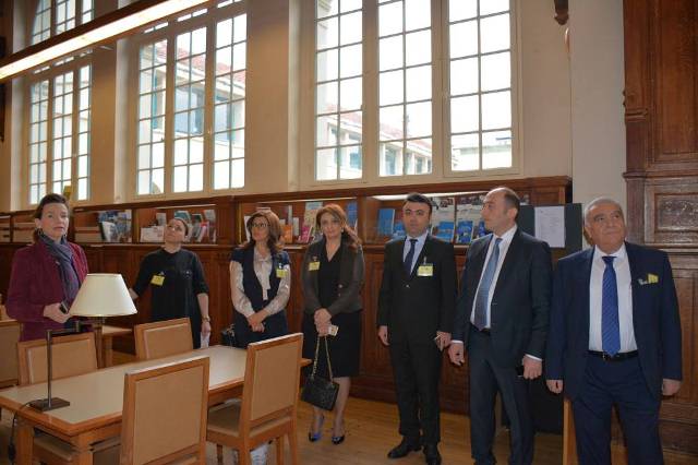Dövlət İdarəçilik Akademiyasının nümayəndə heyəti Parisdə bir sıra görüşlər keçirib