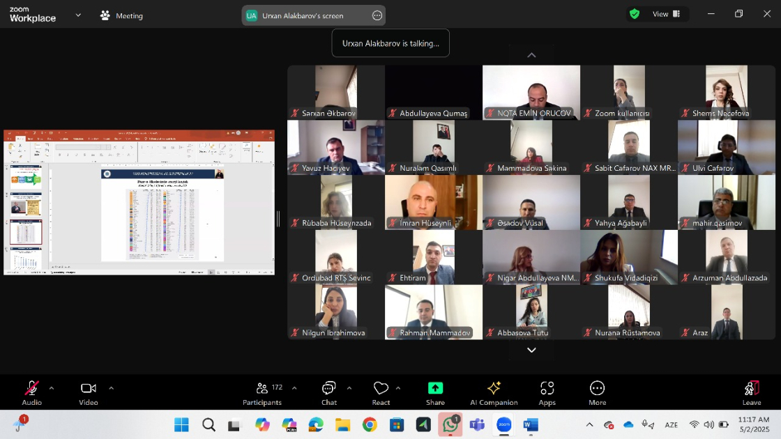 Dövlət İdarəçilik Akademiyası və Naxçıvan Təlim Mərkəzi birgə vebinar keçirib