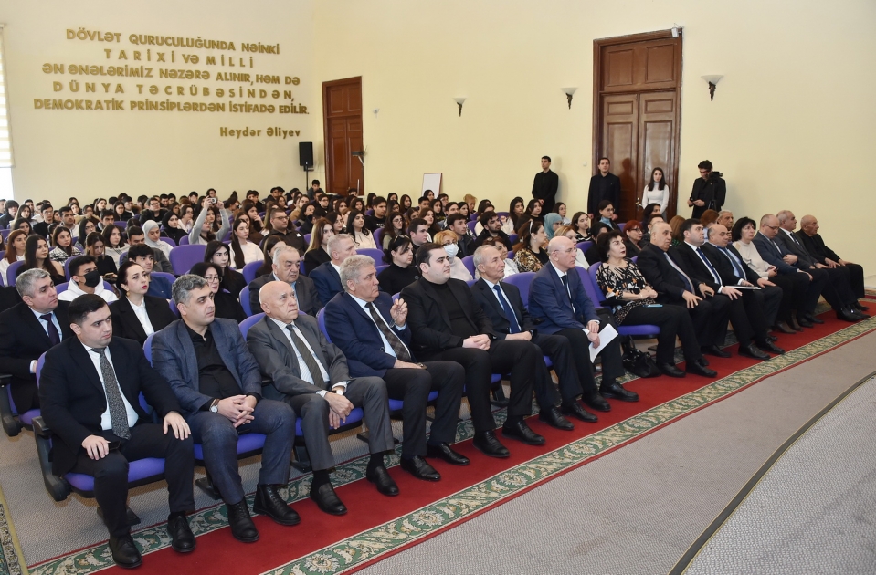 Dövlət İdarəçilik Akademiyasında Xocalı soyqırımının 32-ci ildönümü ilə əlaqədar tədbir keçirilib