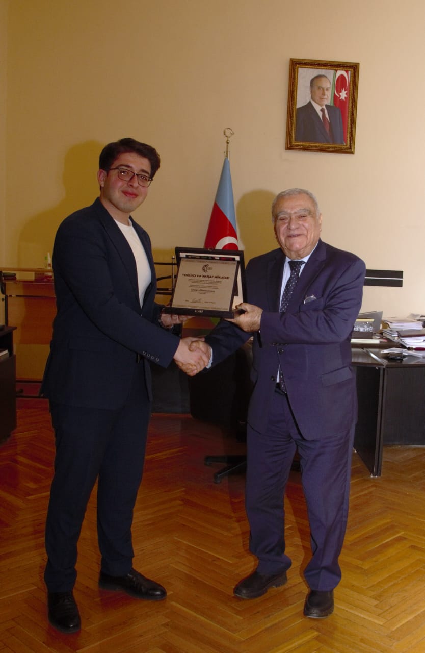 Azərbaycan Respublikasının Prezidenti yanında Dövlət İdarəçilik Akademiyası (DİA) "Yenilikçi və İnkişaf Mükafatı"na layiq görülüb