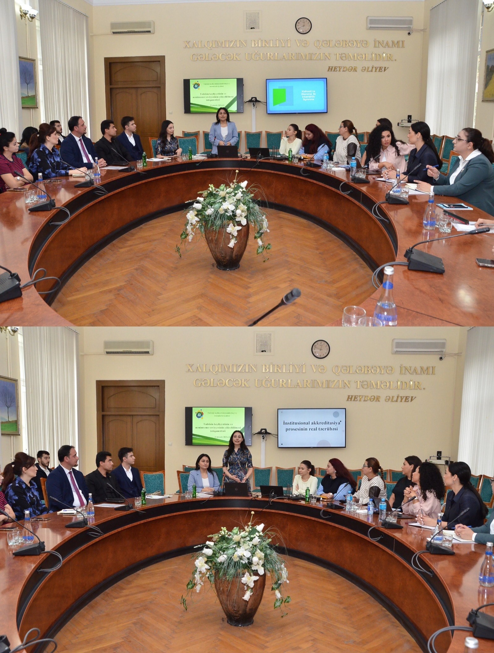 Gənc müəllimlər üçün “Tədrisin keyfiyyətinin və mənimsəmə səviyyəsinin yüksəldilməsi istiqamətləri” mövzusunda təlim keçirilib