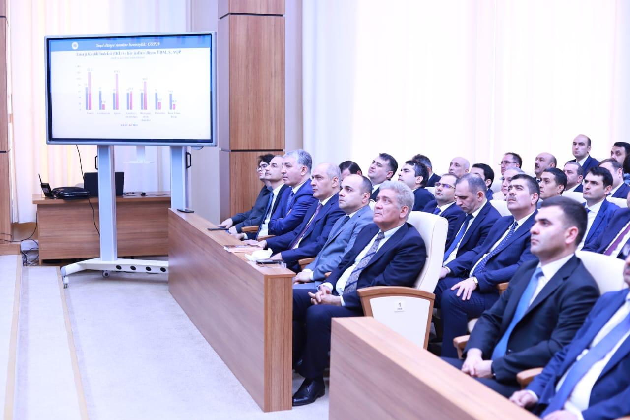 Baş Prokurorluqda "Yaşıl Dünya naminə həmrəylik ili"nə həsr olunmuş tədbir keçirilib