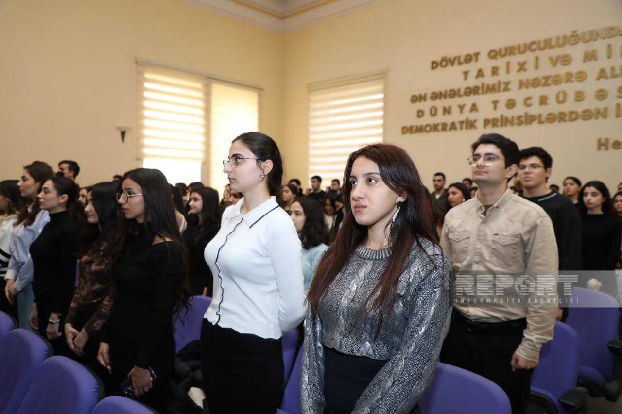 "Heydər Əliyev Azərbaycanda gənclər siyasətinin banisidir" mövzusunda elmi-praktik konfrans keçirilib