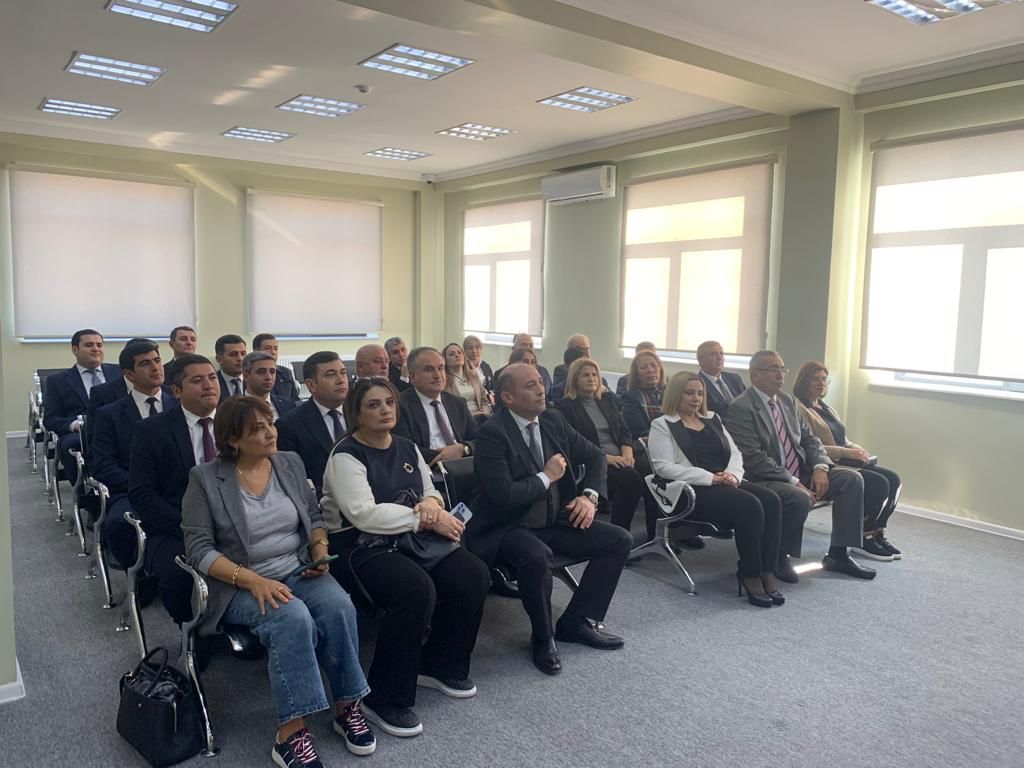 Zəngilan rayonu üzrə nümayəndəliyin və Zəngilan Rayon İcra Hakimiyyətinin əməkdaşları üçün ixtisasartırma təlimi keçirilib