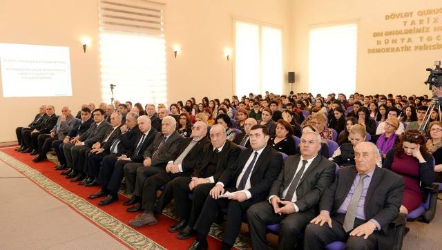 Dövlət İdarəçilik Akademiyasında Azərbaycanlıların Soyqırımı Gününə həsr olunan konfrans keçirilib