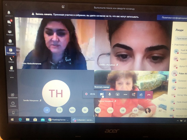 Onlayn dərslərin nəticələri və yeni həllər müzakirə edilib