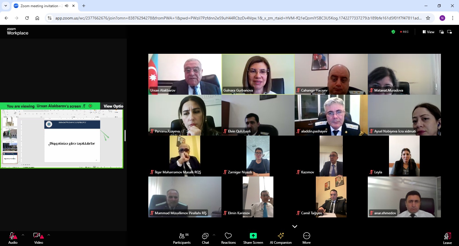 Azərbaycan Respublikasının Prezidenti yanında Dövlət İdarəçilik Akademiyasında Azərbaycan Respublikasının Ədliyyə Nazirliyinin əməkdaşları üçün təlim baş tutdu