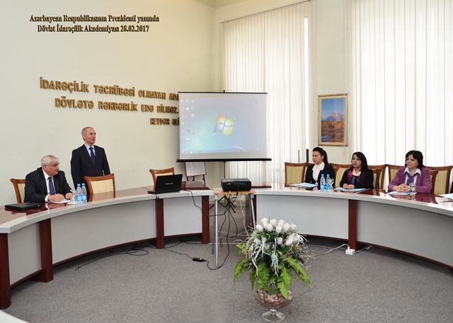 Dövlət İdarəçilik Akademiyasında “Multikulturalizm-Azərbaycan Respublikasının dövlət siyasəti kimi” istiqamətləri üzrə ixtisasartırma kursu keçirilir