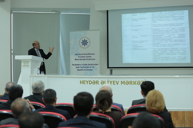Azərbaycan Respublikasının Prezidenti yanında Dövlət İdarəçilik Akademiyasında “Azərbaycanın İnnovativ İnkişafı” mövzusunda seminar keçirilib