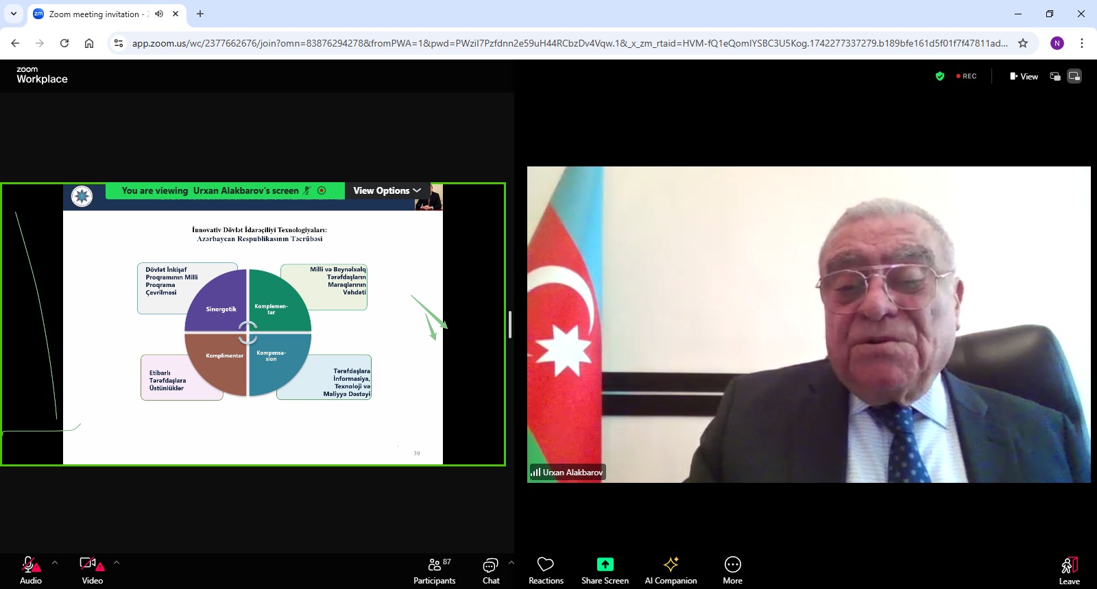 Azərbaycan Respublikasının Prezidenti yanında Dövlət İdarəçilik Akademiyasında Azərbaycan Respublikasının Ədliyyə Nazirliyinin əməkdaşları üçün təlim baş tutdu