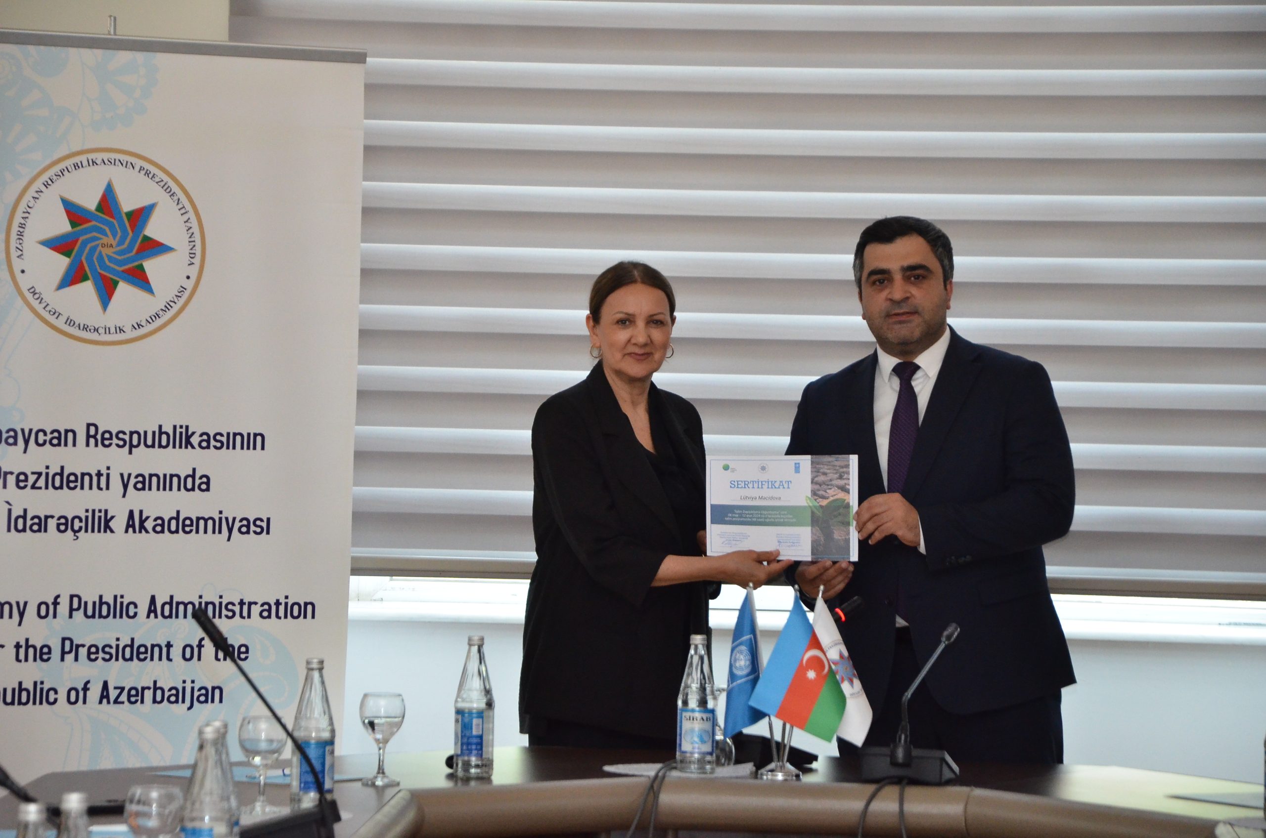 “İqlim dəyişikliyinə uyğunlaşma” üzrə təlimlərin yekun təqdimatı keçirilib 