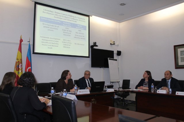 DİA-nın rektoru akademik Urxan Ələkbərovun rəhbərlik etdiyi nümayəndə heyəti İspaniyanın paytaxtı Madriddə səfərdədir