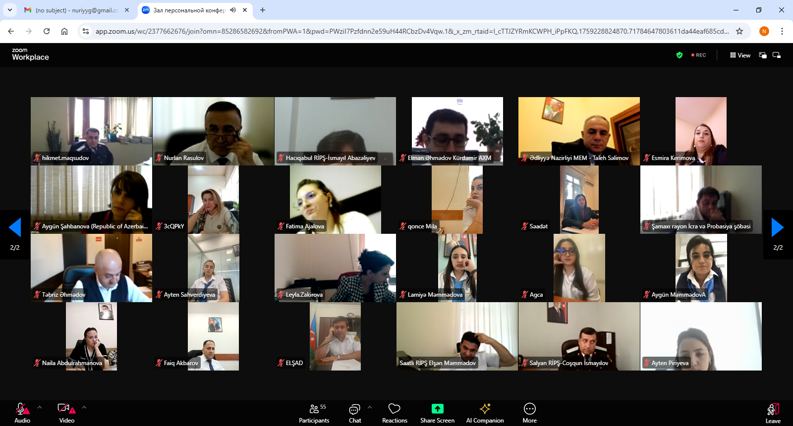 Azərbaycan Respublikasının Prezidenti yanında Dövlət İdarəçilik Akademiyasında Azərbaycan Respublikasının Ədliyyə Nazirliyinin əməkdaşları üçün dövlət qulluqçularının fəaliyyətinin qiymətləndirilməsi mövzusunda təlim keçirilib