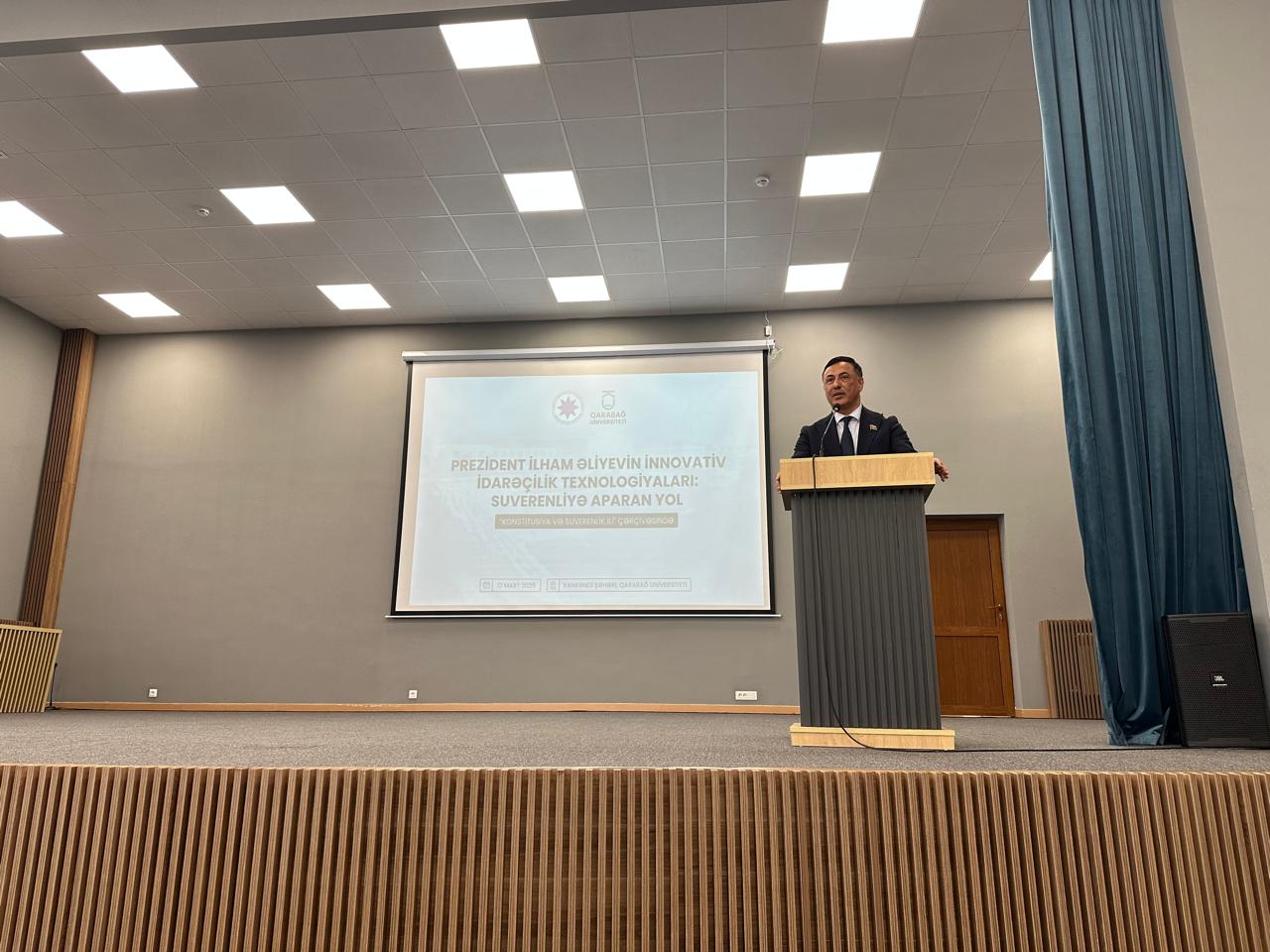 Xankəndi şəhərində suverenlik mövzusunda ilk tədbir keçirilib