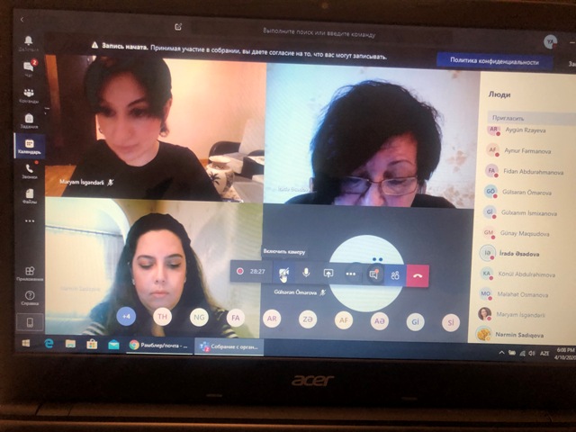 Onlayn dərslərin nəticələri və yeni həllər müzakirə edilib