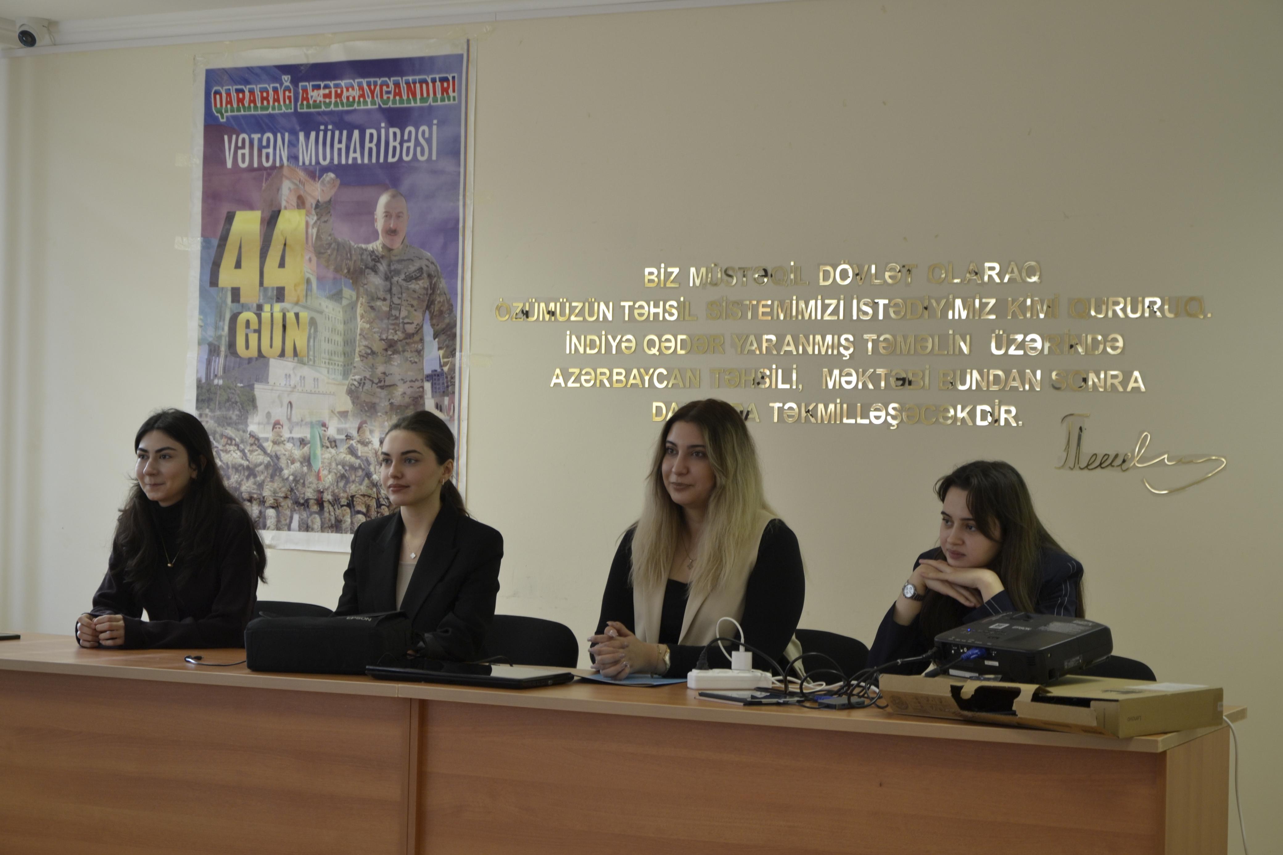 Müəllim və tələbələrimiz internat məktəbində şagirdlərlə görüşmüşlər