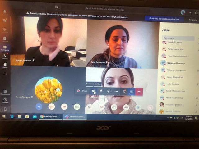 Onlayn dərslərin nəticələri və yeni həllər müzakirə edilib