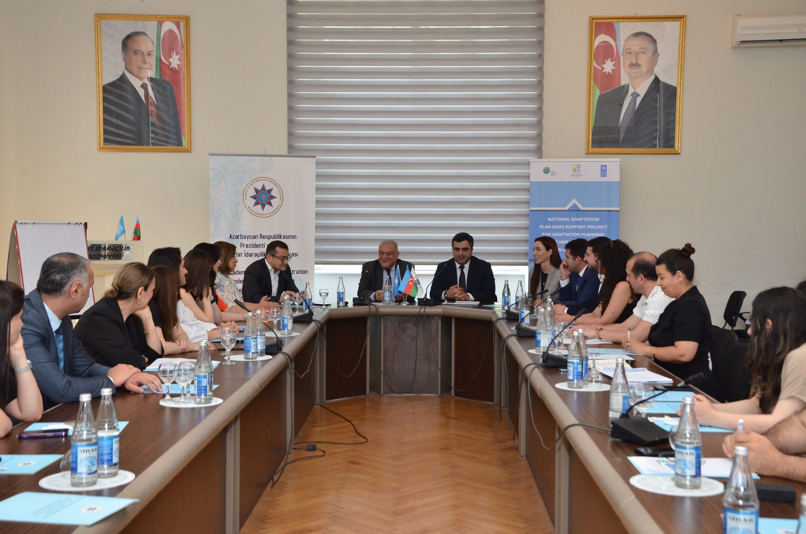 “İqlim dəyişikliyinə uyğunlaşma” üzrə təlimlərin yekun təqdimatı keçirilib 