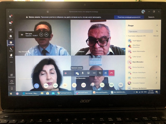 Dövlət İdarəçilik Akademiyasında növbəti onlayn müşavirə keçirilib