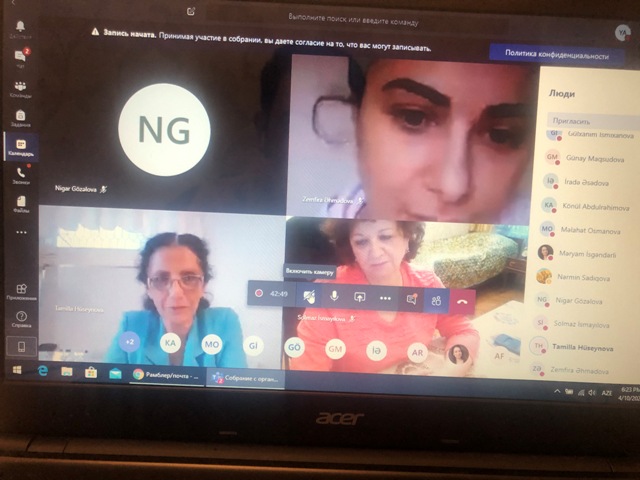 Onlayn dərslərin nəticələri və yeni həllər müzakirə edilib