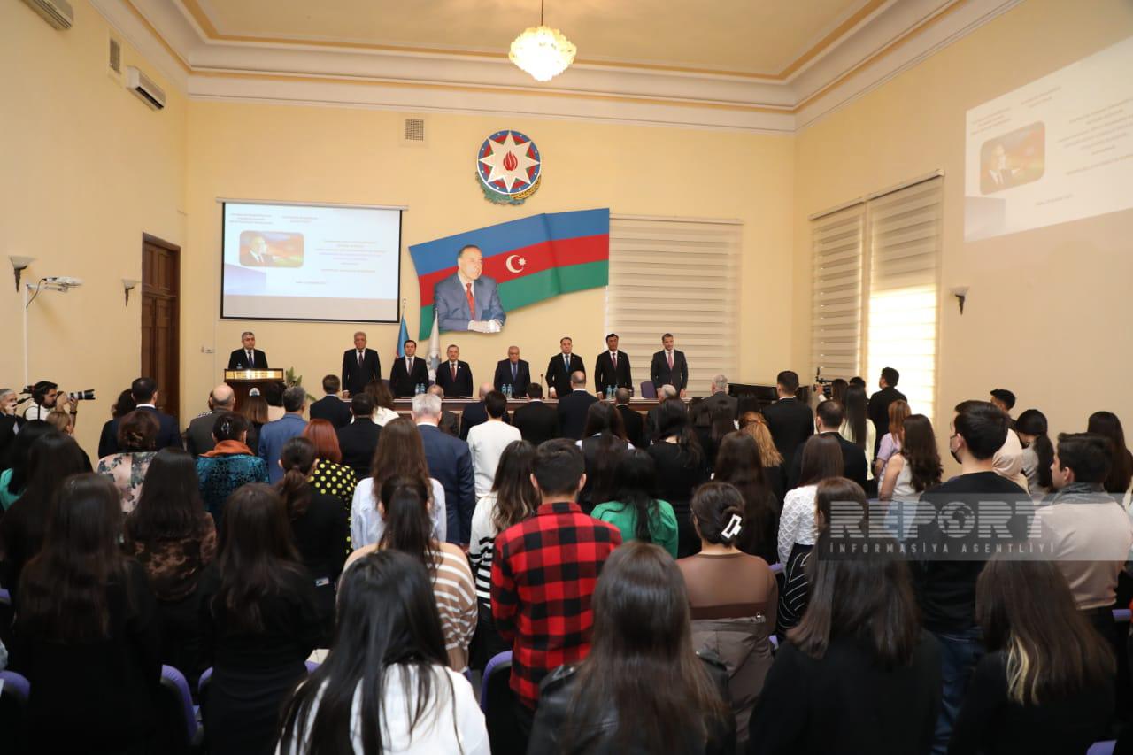 "Heydər Əliyev Azərbaycanda gənclər siyasətinin banisidir" mövzusunda elmi-praktik konfrans keçirilib