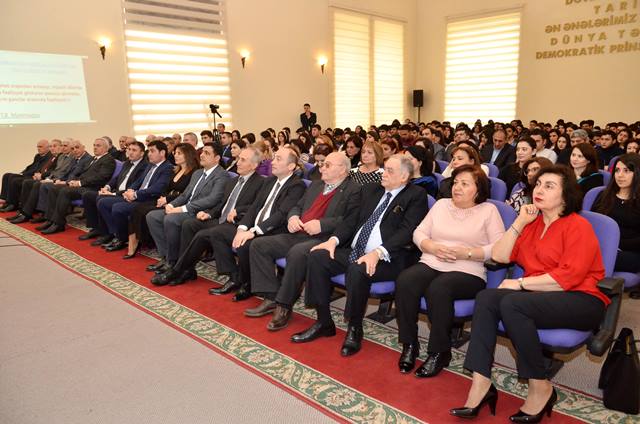 “Dövlət təhlükəsizliyin təmin olunmasında gənclərin rolu” mövzusunda konfrans keçirilmişdir