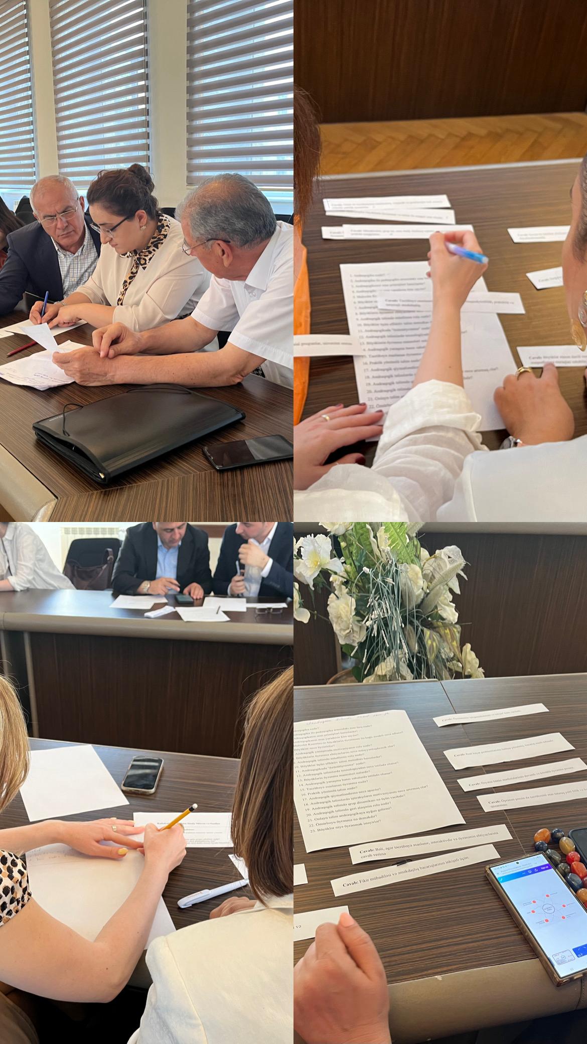 Azərbaycan Respublikasının Prezidenti yanında Dövlət İdarəçilik Akademiyasının Tədrisin Keyfiyyətinin Monitorinqi və Məzunları ilə İş Şöbəsi tərəfindən müəllimlər üçün “Andraqogika: Böyüklər üçün Effektiv Tədris Yanaşmaları” mövzusunda xüsusi təlim təşkil edilmişdir.