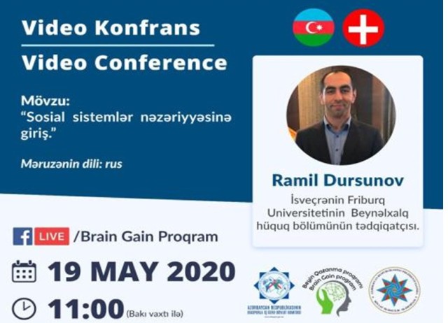 Dövlət İdarəçilik Akademiyası onlayn video konfransda iştirak etmişdir