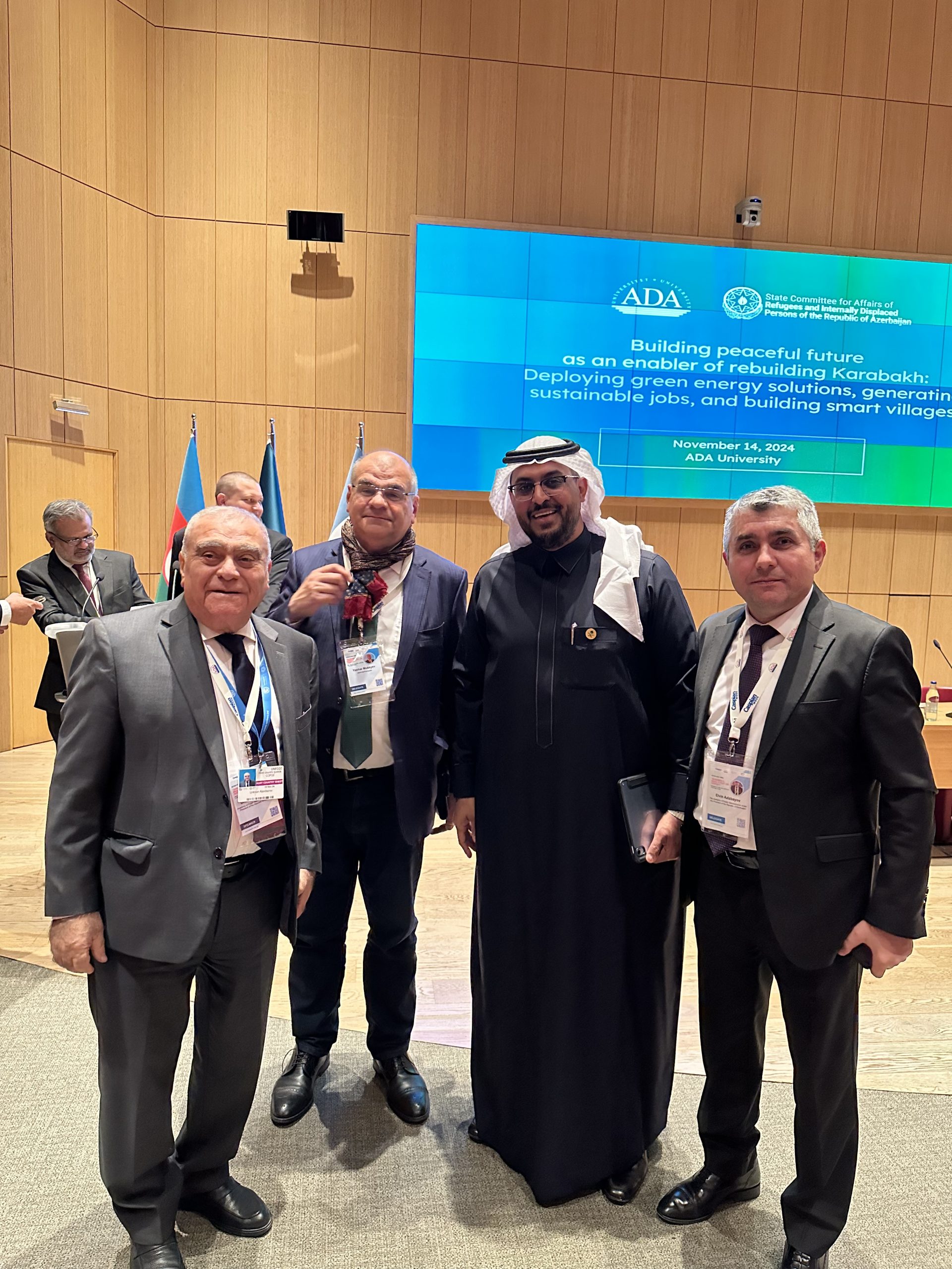 Dövlət İdarəçilik Akademiyasının rektoru COP29 çərçivəsində keçirilən beynəlxalq konfransda məruzə ilə çıxış etmişdir