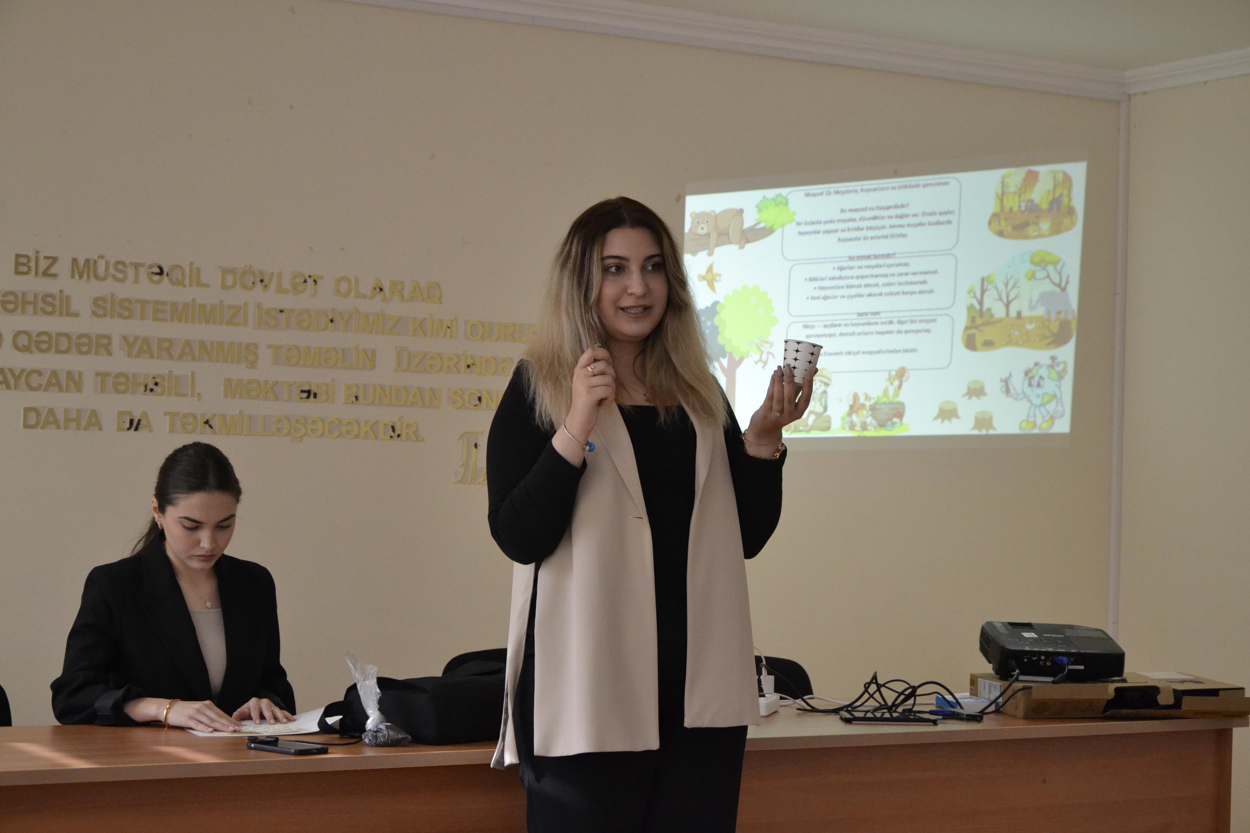 Müəllim və tələbələrimiz internat məktəbində şagirdlərlə görüşmüşlər