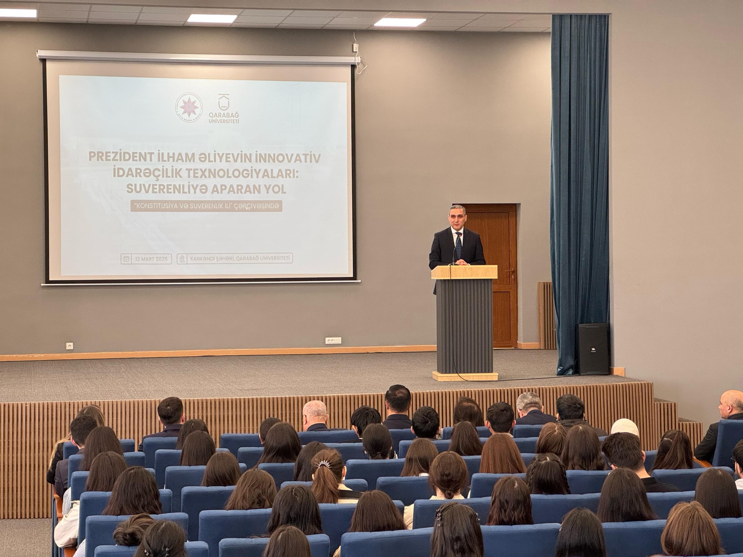 Xankəndi şəhərində suverenlik mövzusunda ilk tədbir keçirilib