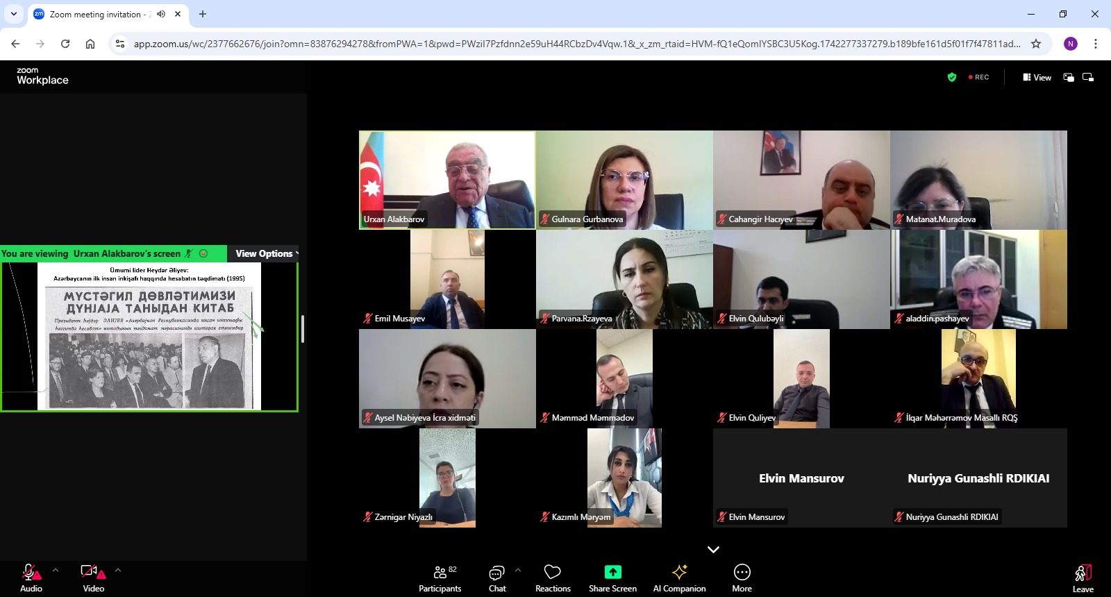 Azərbaycan Respublikasının Prezidenti yanında Dövlət İdarəçilik Akademiyasında Azərbaycan Respublikasının Ədliyyə Nazirliyinin əməkdaşları üçün təlim baş tutdu