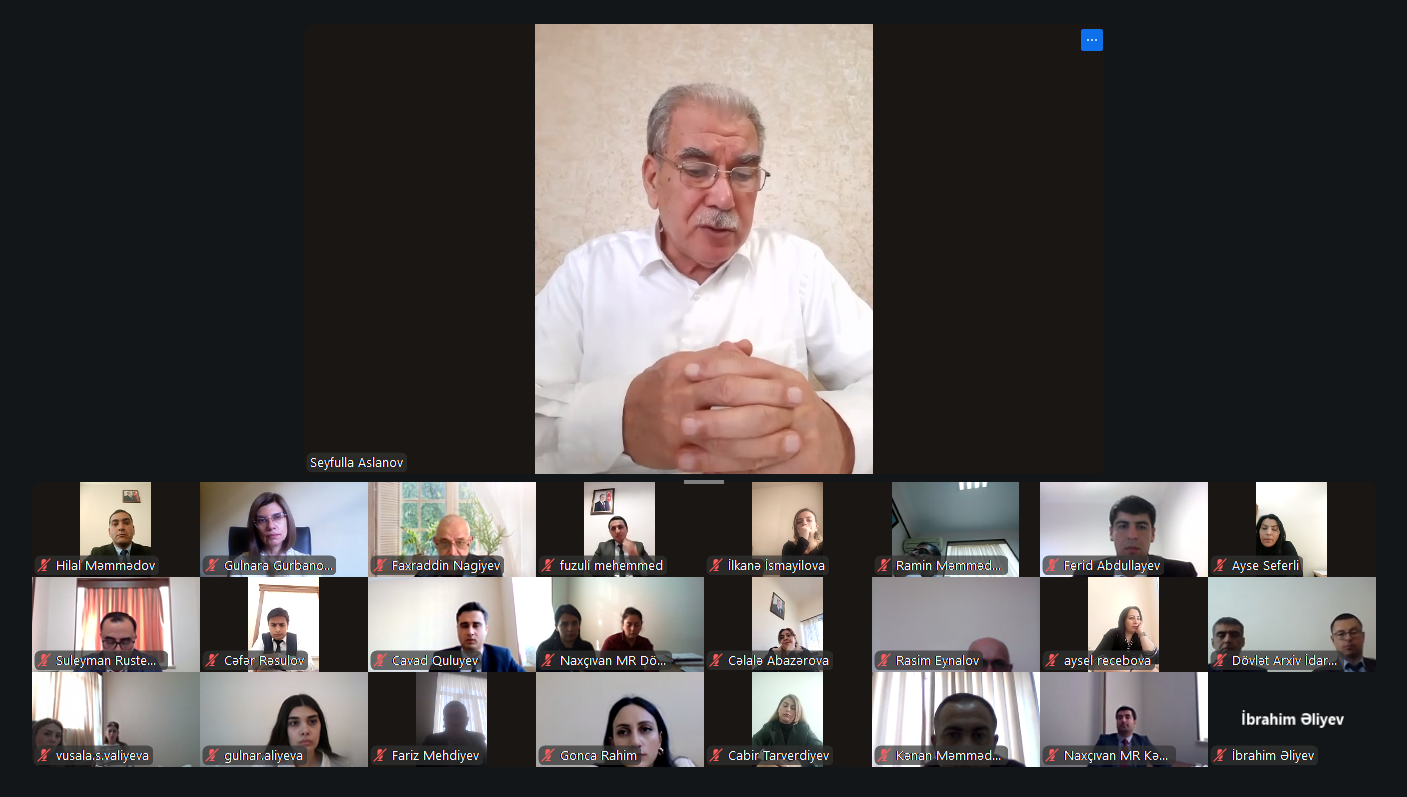 Naxçıvan Muxtar Respublikasının dövlət qulluqçuları üçün təlim keçirilmişdir