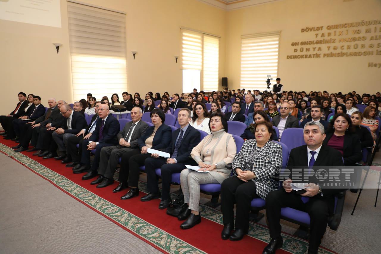 "Heydər Əliyev Azərbaycanda gənclər siyasətinin banisidir" mövzusunda elmi-praktik konfrans keçirilib