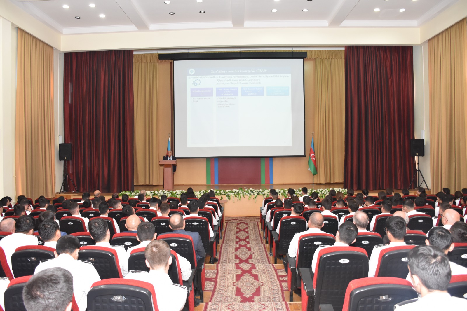 <strong>DTX-nın Akademiyasında </strong><strong>akademik Urxan Ələkbərovun “Prezident İlham Əliyevin innovativ dövlət idarəçilik texnologiyaları: COP29-a aparan yol”</strong><strong>adlı məruzəsi dinlənilib</strong>