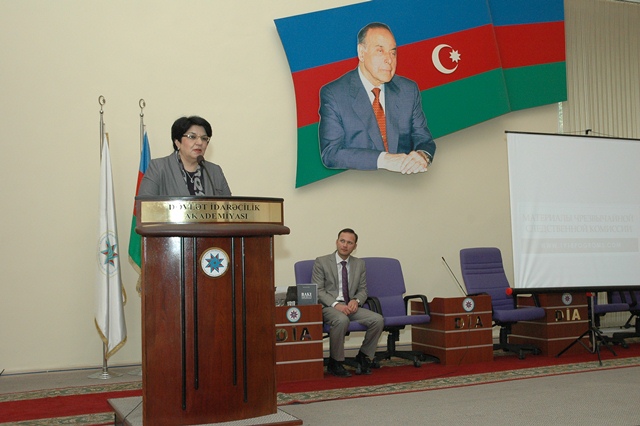 Dövlət İdarəçilik Akademiyasında www.1918pogroms.com saytının təqdimatı olmuşdur