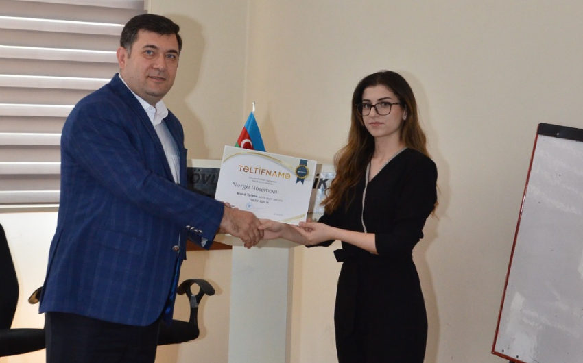 DİA-nın “Brend tələbə”ləri mükafatlandırıldı