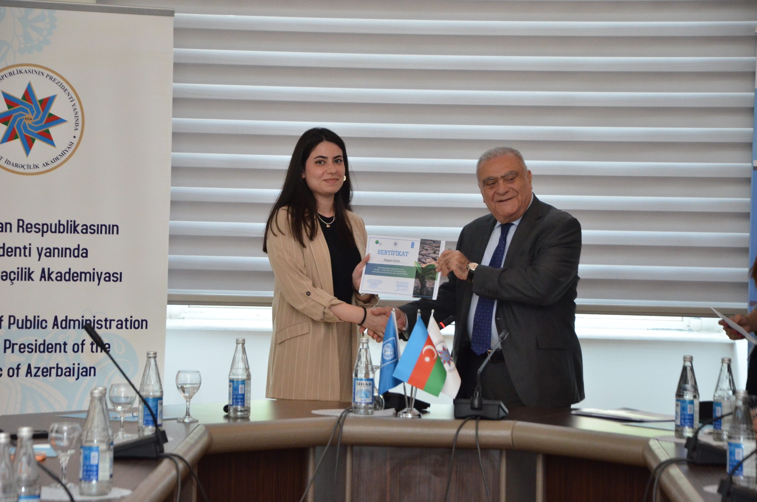 “İqlim dəyişikliyinə uyğunlaşma” üzrə təlimlərin yekun təqdimatı keçirilib 