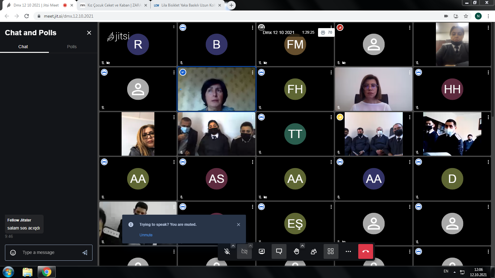 Dövlət İdarəçilik Akademiyasında  “Tarixi qələbəmiz ədalətin təntənəsidir” mövzusunda onlayn təlim keçirilib