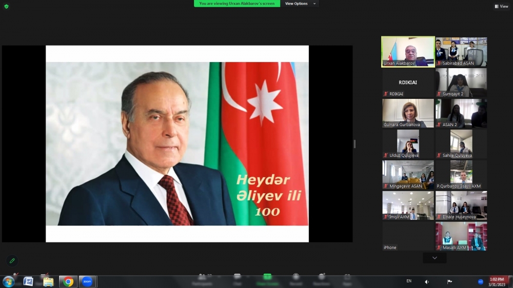 Dövlət İdarəçilik Akademiyası “ASAN xidmət”in əməkdaşları üçün təlim keçirib