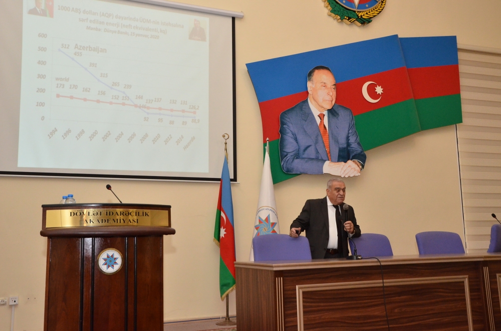Dövlət İdarəçilik Akademiyasında ilk mühazirə Heydər Əliyev Dövlət İdarəçiliyi Məktəbində dinlənilib