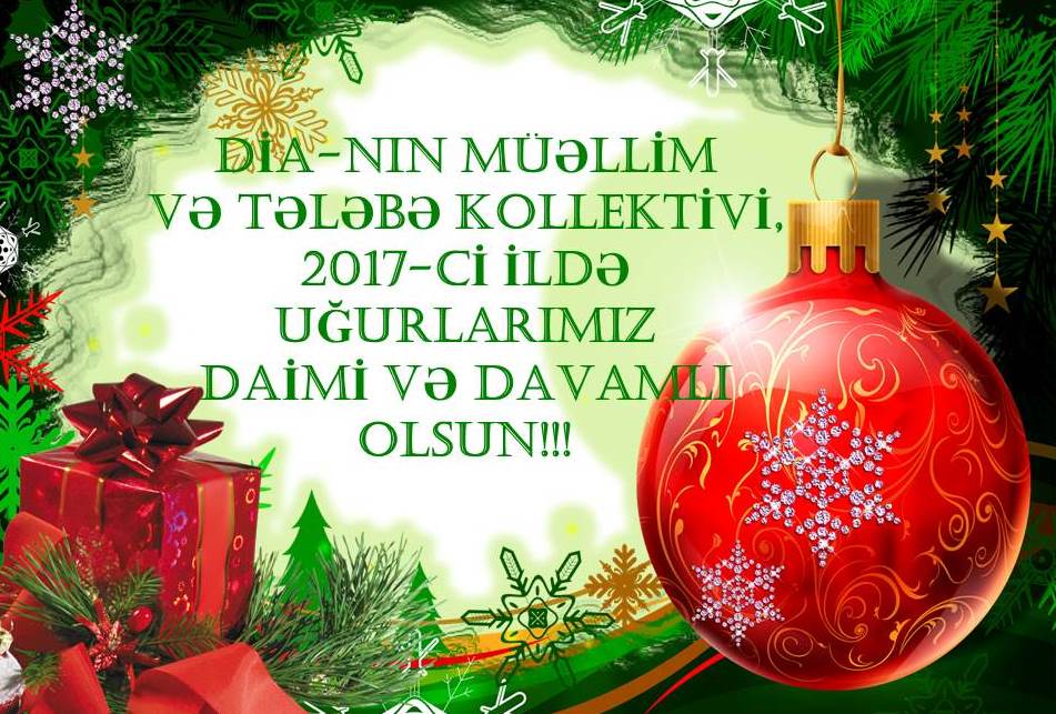 YENİ İLİNİZ MÜBARƏK!