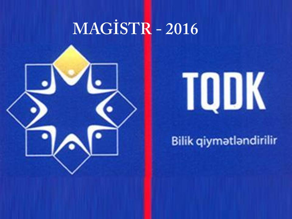 MAGİSTRATURAYA QEYİDYYAT