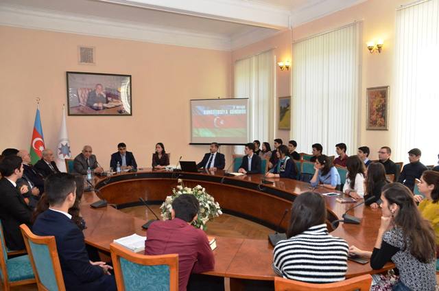 Dövlət İdarəçilik Akademiyasında 12 noyabr - Konstitusiya gününə həsr olunmuş tədbir keçirilib