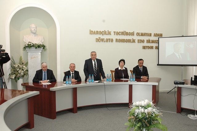 Dövlət Idarəçilik Akademiyasinda “Heydər Əliyev ideyalari və Müasir Azərbaycan” mövzusunda Elmi-praktiki konfrans keçirilmişdir