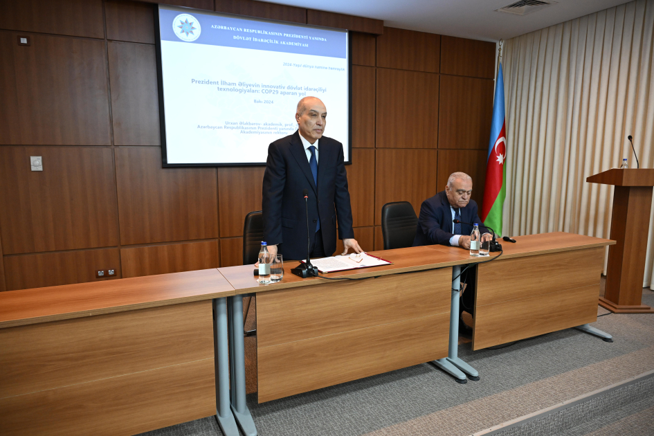 Akademik Urxan Ələkbərov: COP29-un Azərbaycanda keçirilməsi ölkəmizin siyasi və iqtisadi nüfuzunun göstəricisidir