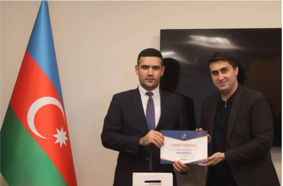 Gənclər günü münasibətilə Akademiyanın əməkdaşı və tələbəsi mükafatlandırılmışlar